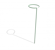 Опора "Клубника" 60 см (10шт)