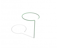 Опора "Клубника" H-0.3м (10шт)