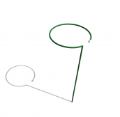 Опора "Пион" 65×30 см (10 шт)