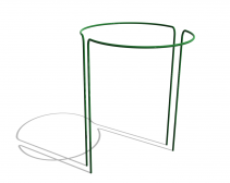 Кустодержатель 70*40см