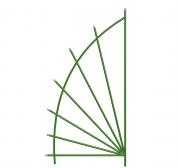 Шпалера "Крыло" 2*0,9 м